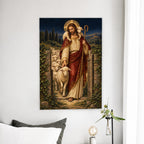 Grex Meus IV Canvas Wall Art - Catholic Wall Art, detail view