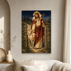 Grex Meus IV Canvas Wall Art - Catholic Wall Art, scale reference