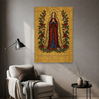 Grow Old Together Canvas Wall Art - Catholic Wall Art, styled in the home
