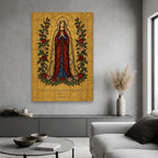 Grow Old Together Canvas Wall Art - Catholic Wall Art, hanging display