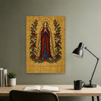 Grow Old Together Canvas Wall Art - Catholic Wall Art, close-up of the print