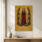Grow Old Together Canvas Wall Art - Catholic Wall Art, gift presentation