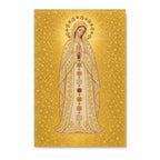 Hail, Full of Grace in Manuscript Canvas Wall Art - Catholic Wall Art, front view