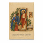 Heart of the Home Canvas Wall Art - Catholic Wall Art, front view