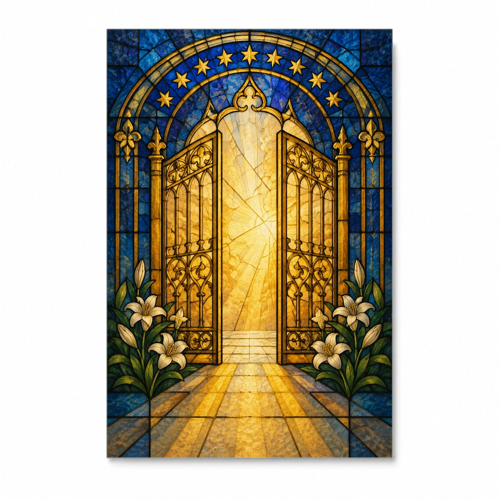 Ianua Caeli Canvas Wall Art - Catholic Wall Art, front view