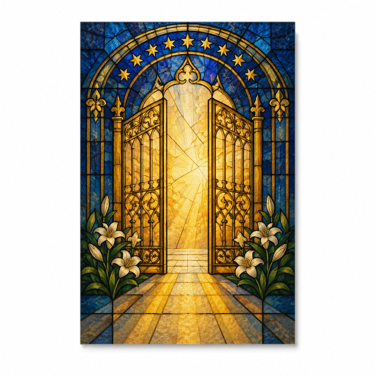 Ianua Caeli Canvas Wall Art - Catholic Wall Art, front view