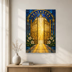Ianua Caeli Canvas Wall Art - Catholic Wall Art, gift presentation