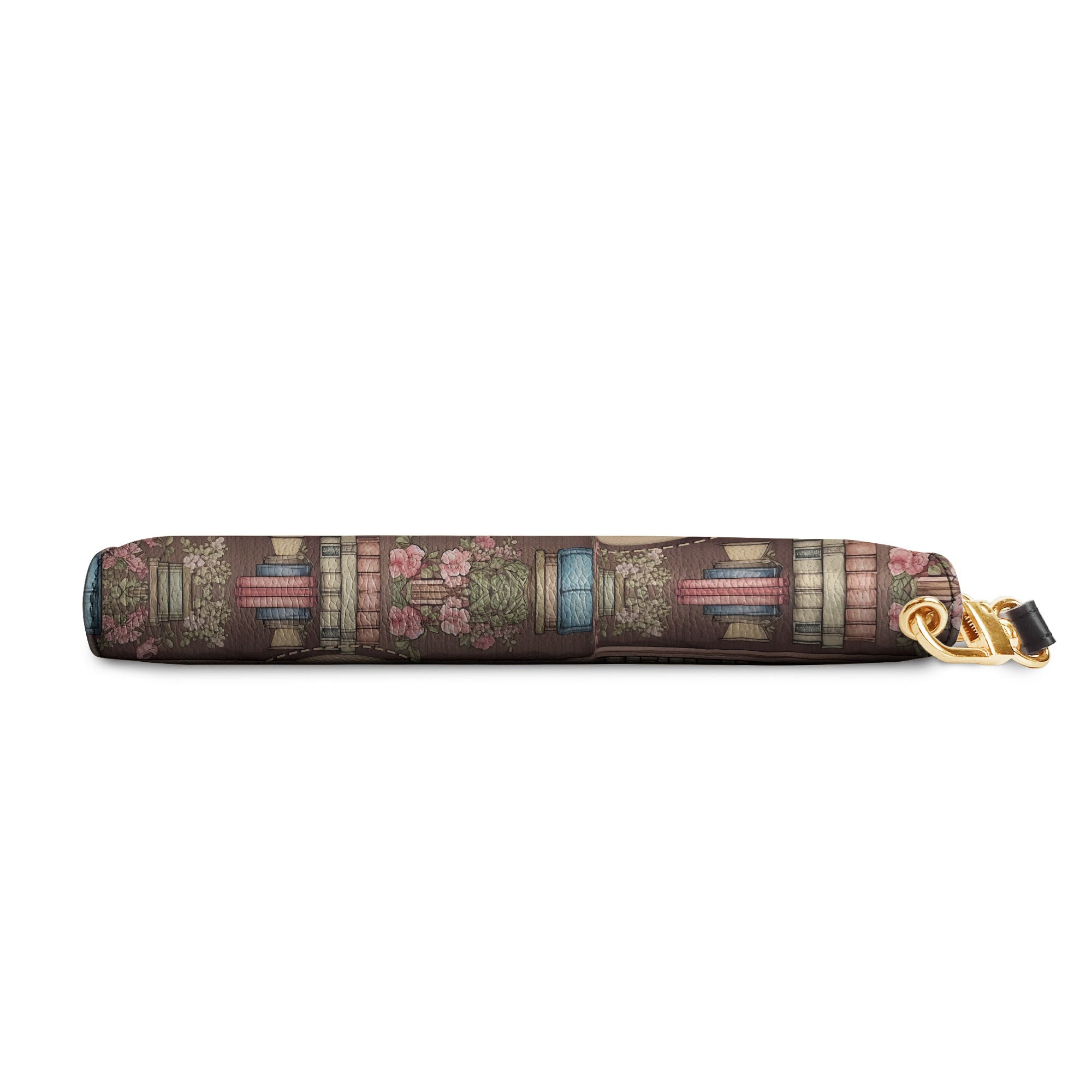 All I Need Is My Dog And A Good Book HHRZ15090187MR Zip Around Leather Wallet