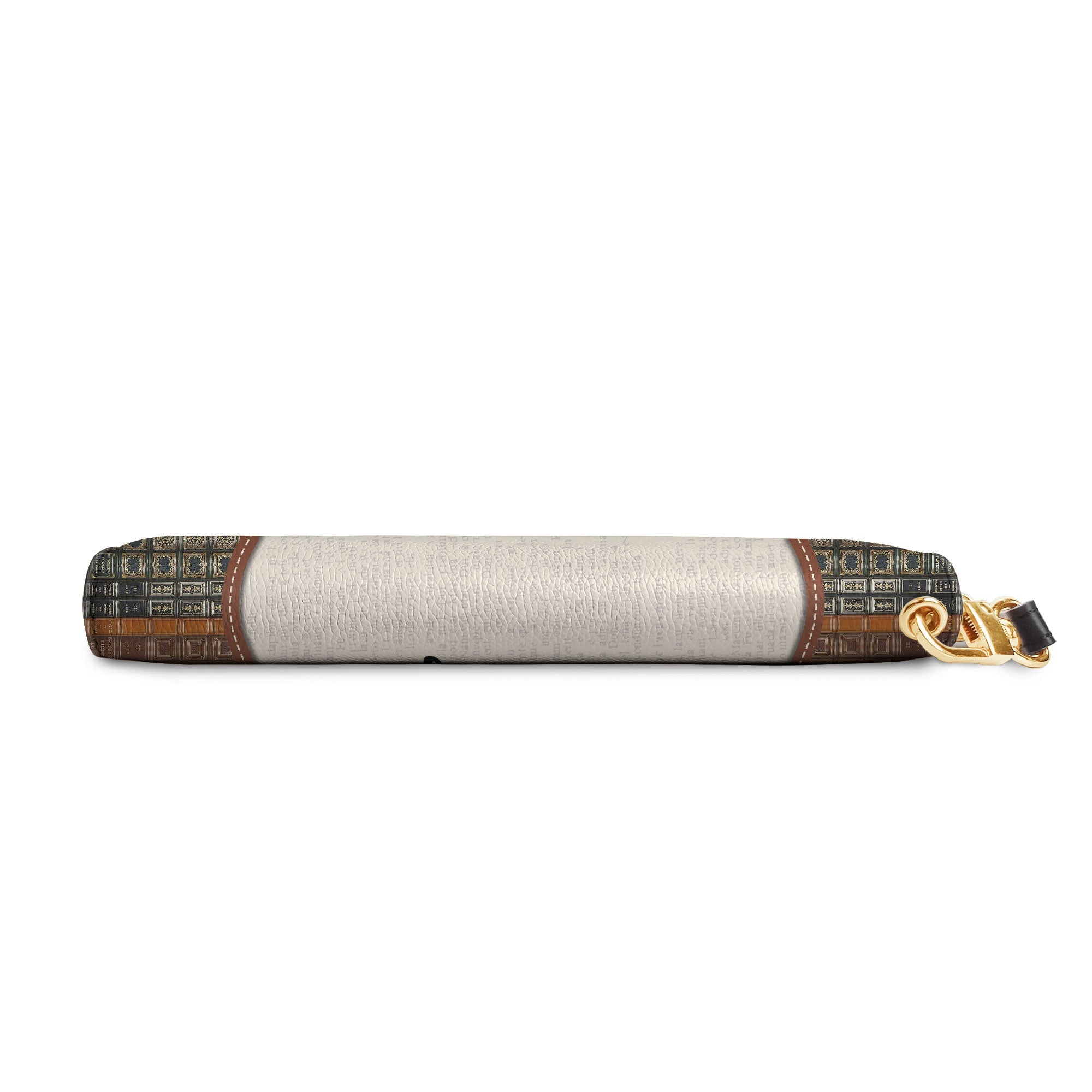 And Into The Library I Go To Lose My Mind And Find My Soul NNRZ02081824TS Zip Around Leather Wallet