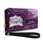 Books Saved My Life NNRZ02086409PZ Zip Around Leather Wallet