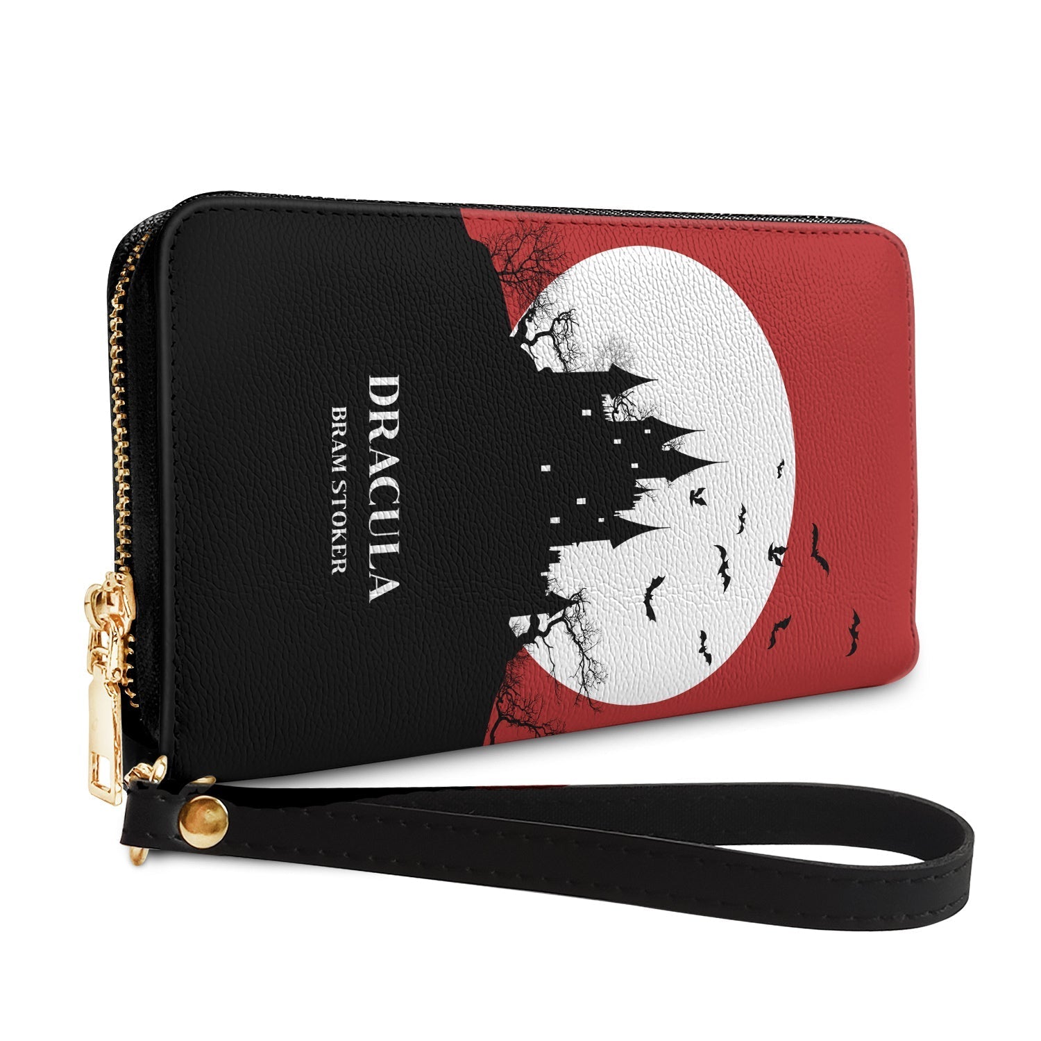 Dracula Bram Stoker NNRZ100723267 Zip Around Leather Wallet