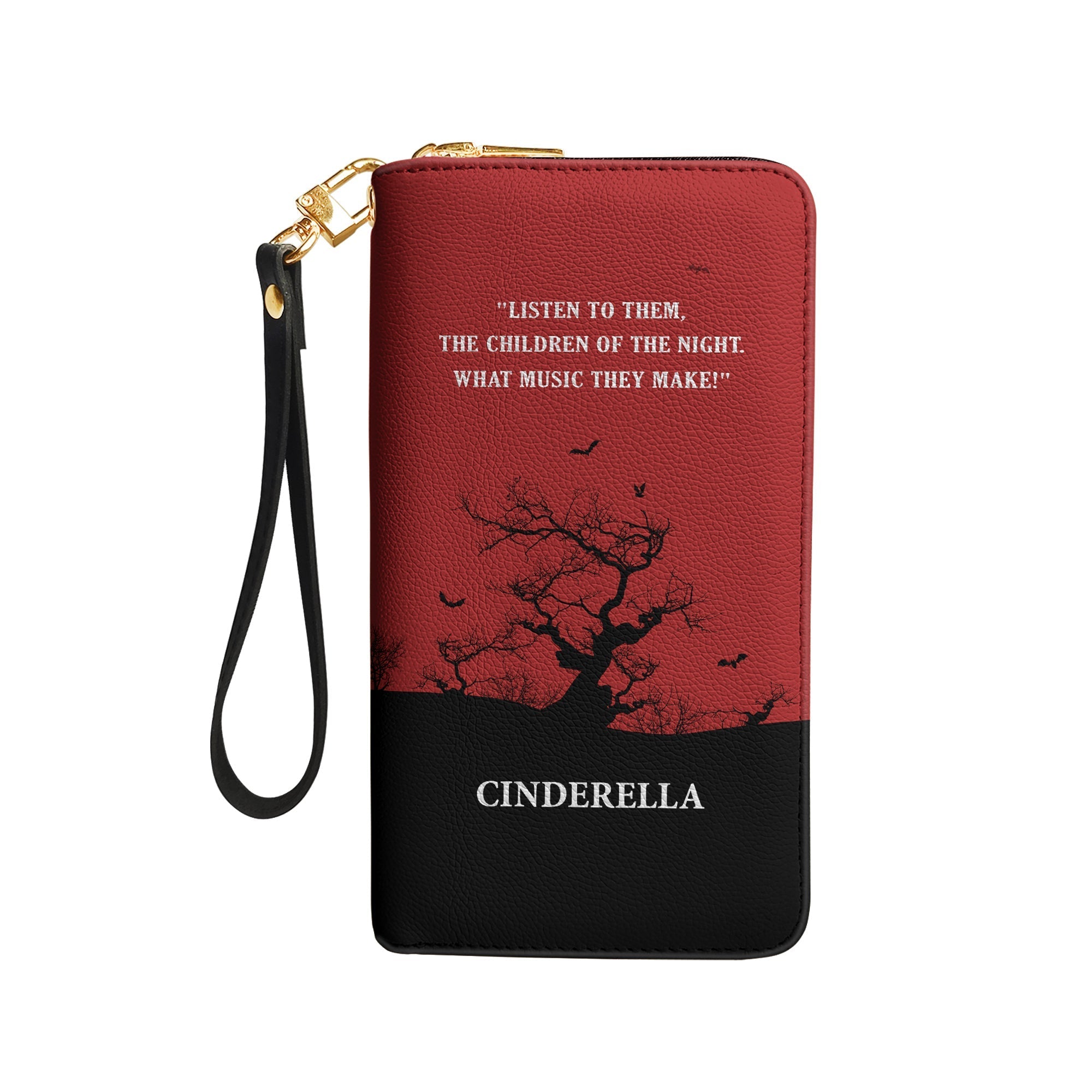 Dracula Bram Stoker NNRZ100723267 Zip Around Leather Wallet
