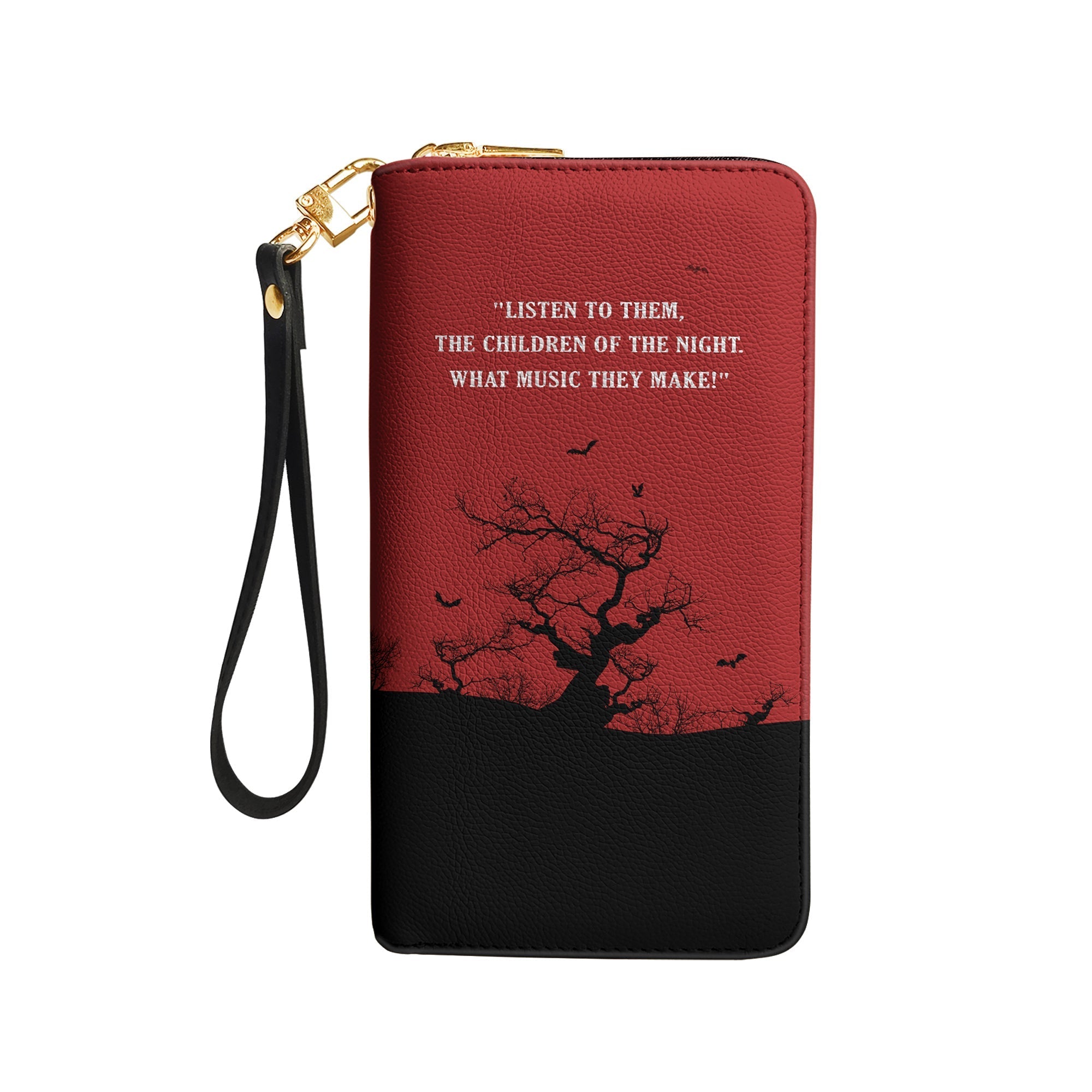 Dracula Bram Stoker NNRZ100723267 Zip Around Leather Wallet