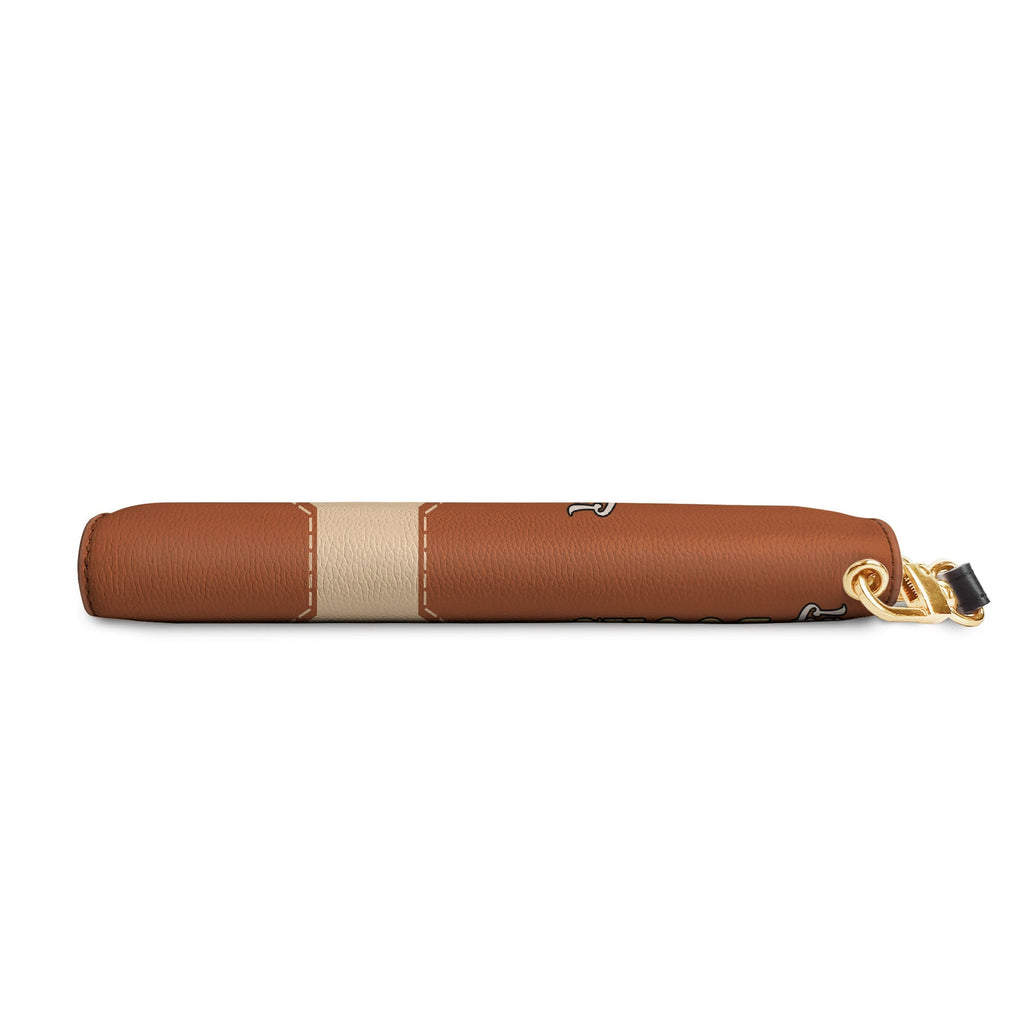 Easily Distracted By Books NNRZ01083789ZR Zip Around Leather Wallet