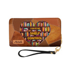 I Have No Shelf Control NNRZ01084596WO Zip Around Leather Wallet