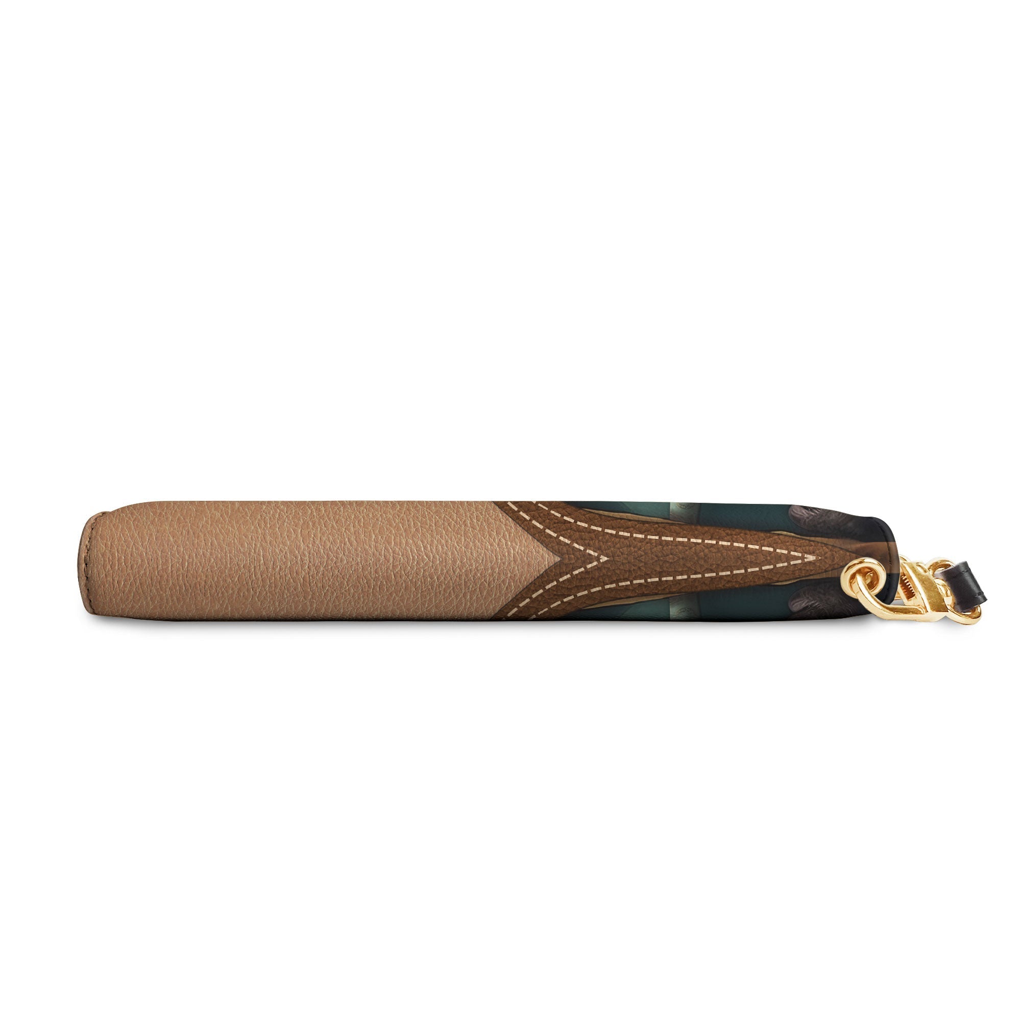 If The Book Is Open Im Busy NNRZ01080843FI Zip Around Leather Wallet