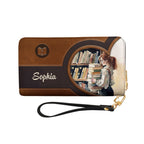 In My Dream World Books Are Free And Reading Makes You Thin NNRZ01081178KG Zip Around Leather Wallet
