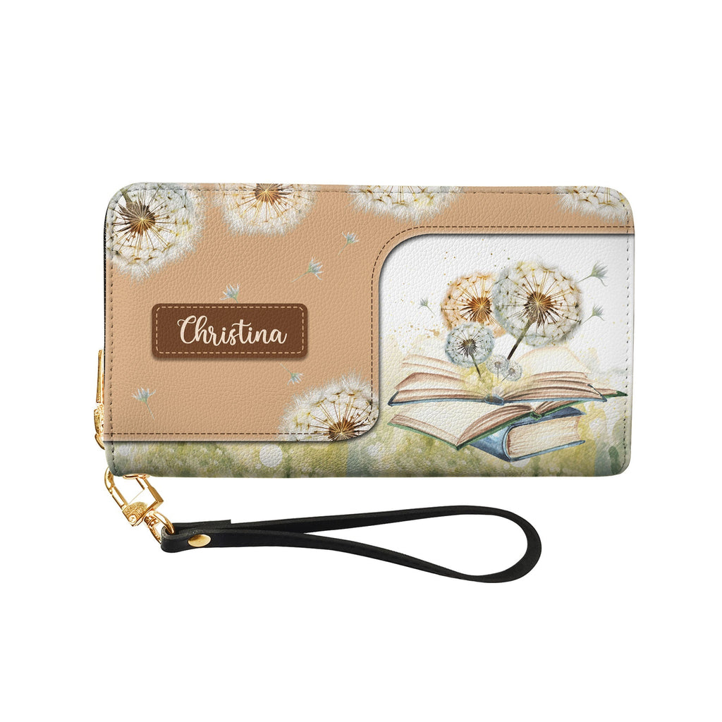 Its A Good Day To Read A Book HHRZ28115308IN Zip Around Leather Wallet