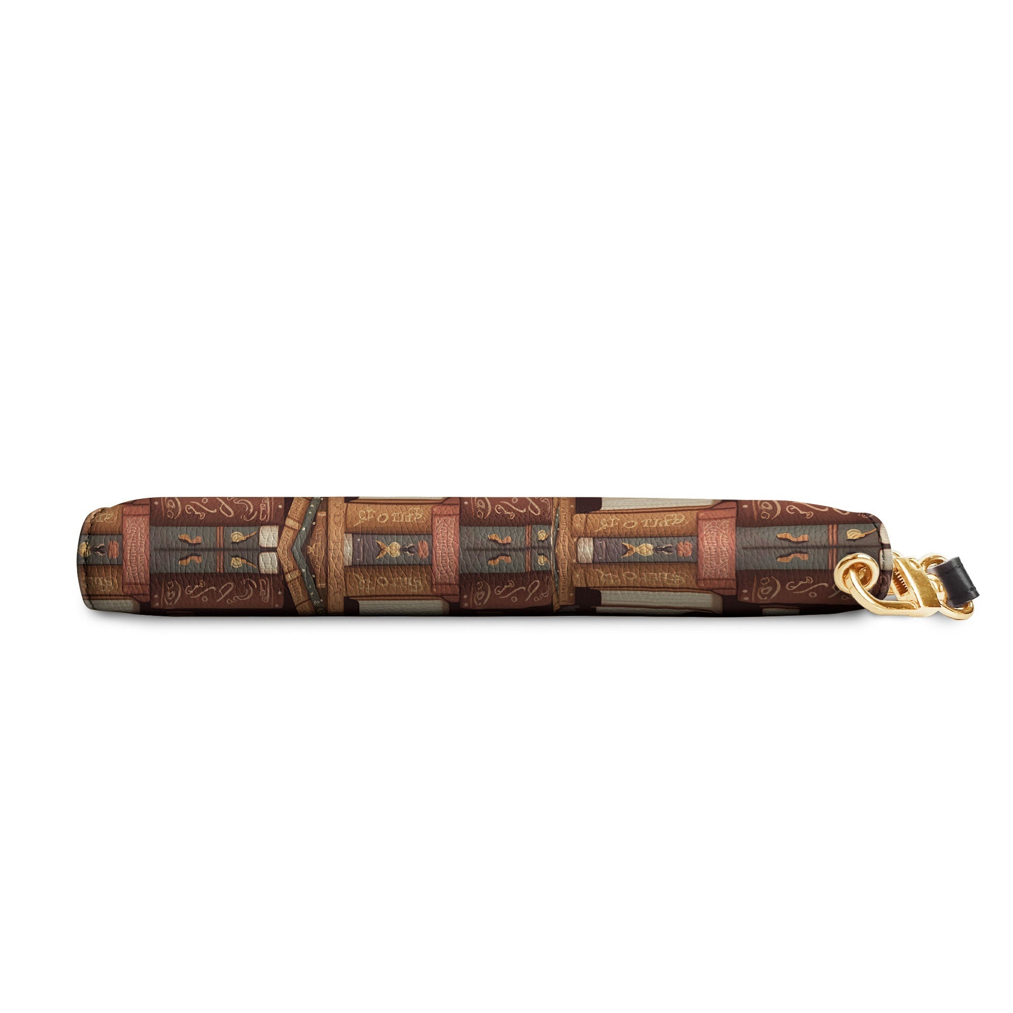 Just Keep Reading HHRZ15090322DW Zip Around Leather Wallet