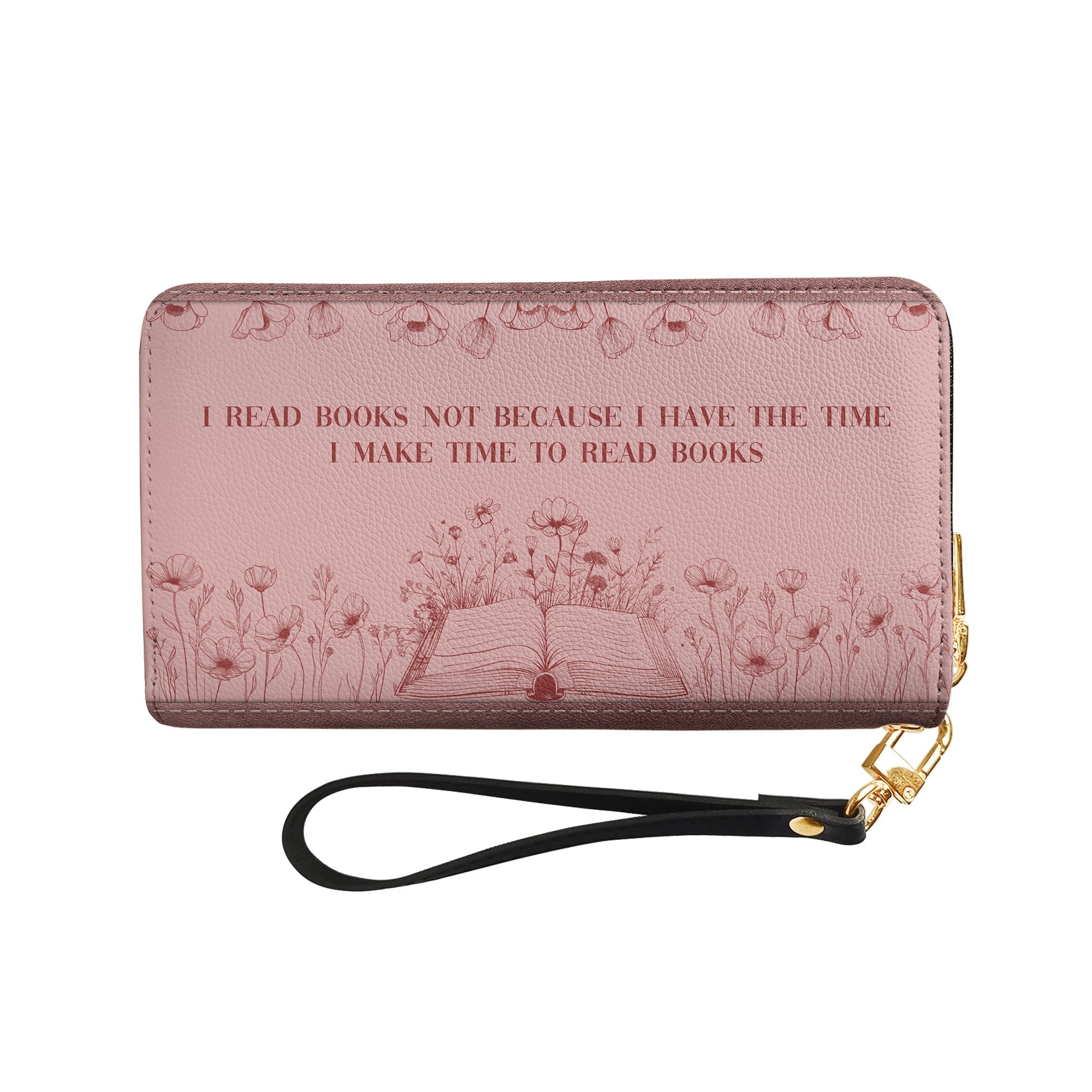 Custom Quote Minimalist HTRZ29071433ZG Zip Around Leather Wallet