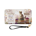 Reading Makes You Taller And Smarter NNRZ05083325XI Zip Around Leather Wallet
