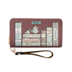 Romance Books HHRZ29108384PC Zip Around Leather Wallet
