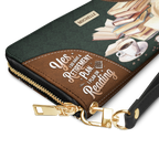 Yes I Do Have A Retirement Plan I Plan On Reading HHRZ29104202NB Zip Around Leather Wallet