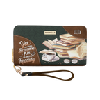 Yes I Do Have A Retirement Plan I Plan On Reading HHRZ29104202NB Zip Around Leather Wallet