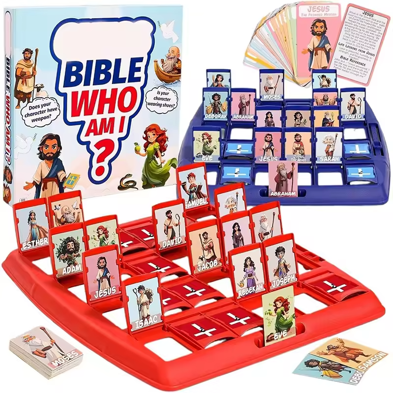 Guess Bible Who I Am Board Games – Kids & Family Faith Game