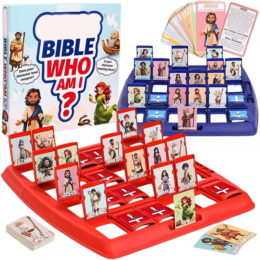 Guess Bible Who I Am Board Games – Kids & Family Faith Game