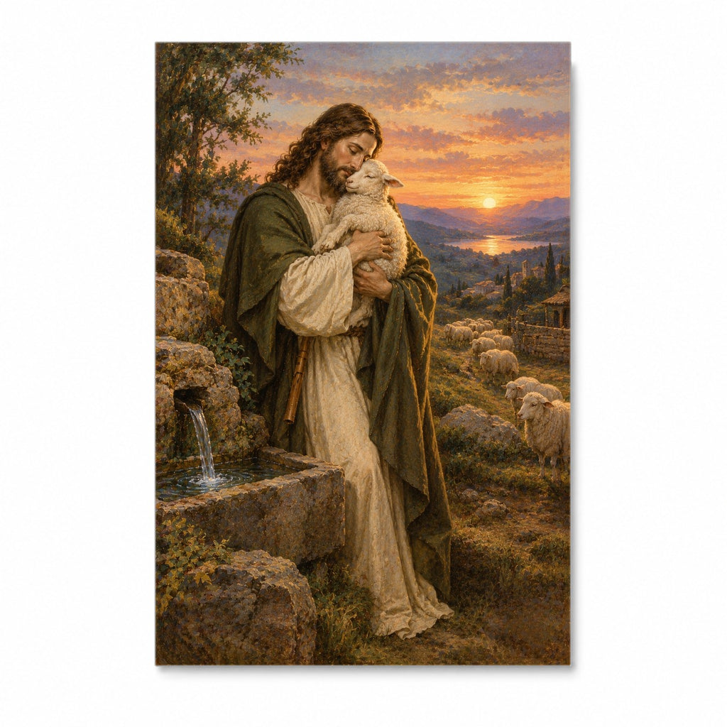 In His Bosom Canvas Wall Art - Christian Wall Art, front view
