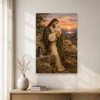 In His Bosom Canvas Wall Art - Christian Wall Art, gift presentation