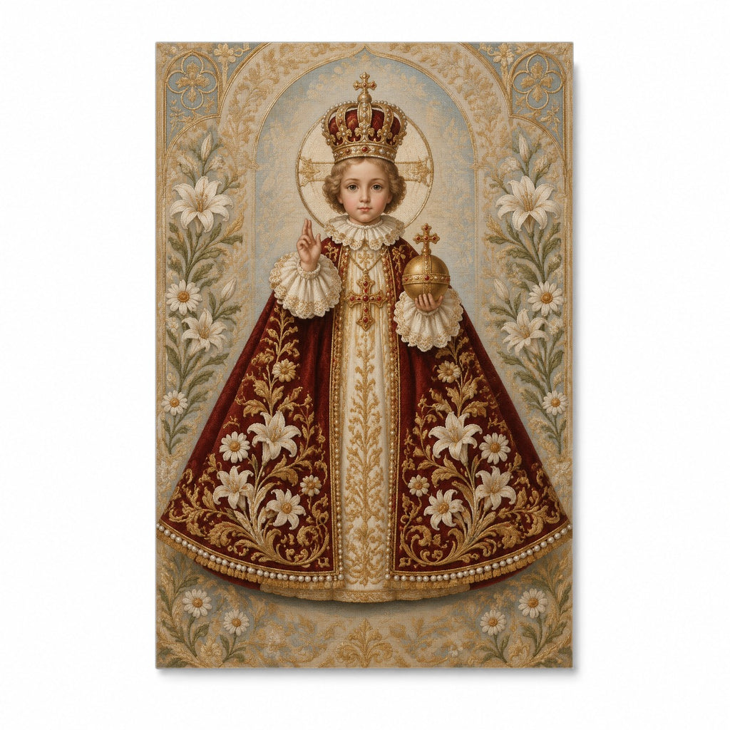 Infans Pragensis Canvas Wall Art - Catholic Wall Art, front view