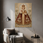 Infans Pragensis Canvas Wall Art - Catholic Wall Art, styled in the home