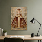 Infans Pragensis Canvas Wall Art - Catholic Wall Art, close-up of the print