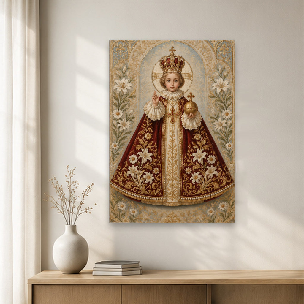 Infans Pragensis Canvas Wall Art - Catholic Wall Art, gift presentation