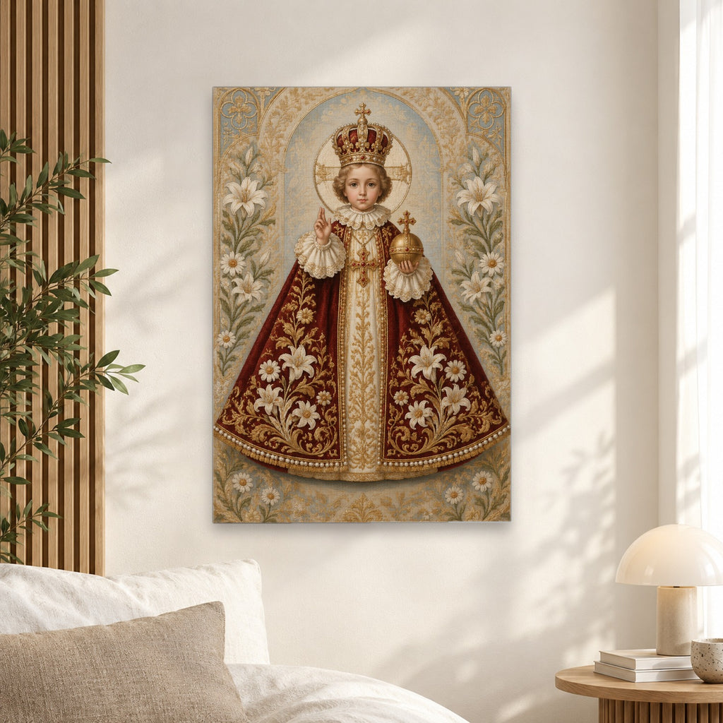 Infans Pragensis Canvas Wall Art - Catholic Wall Art, alternate angle