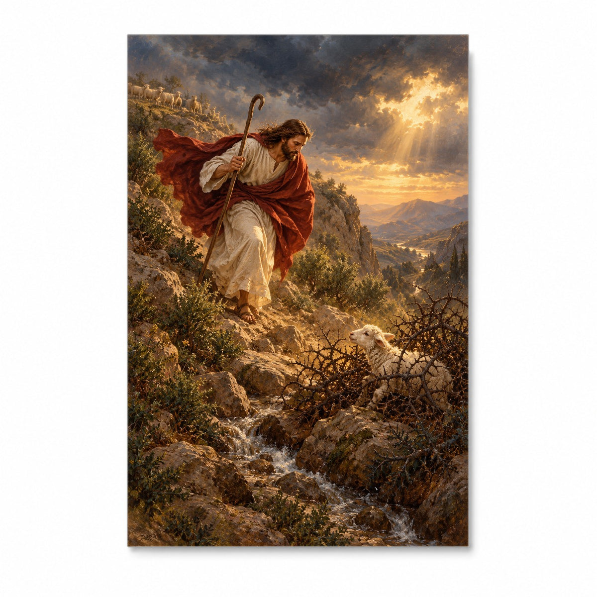 Into the Brambles Canvas Wall Art - Christian Wall Art, front view