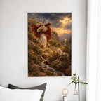 Into the Brambles Canvas Wall Art - Christian Wall Art, detail view
