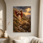 Into the Brambles Canvas Wall Art - Christian Wall Art, scale reference