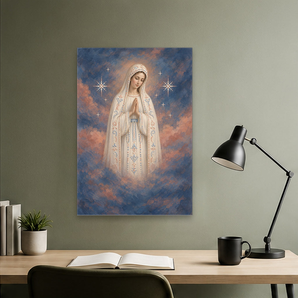 Janua Caeli III Canvas Wall Art - Catholic Wall Art, close-up of the print