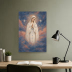 Janua Caeli III Canvas Wall Art - Catholic Wall Art, close-up of the print