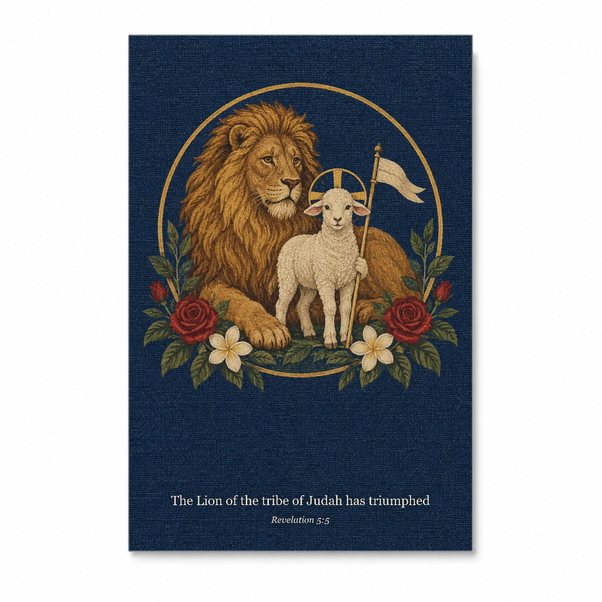Leo Iudae V Canvas Wall Art - Catholic Wall Art, front view