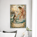 Lifted From The Waves Canvas Wall Art - Christian Wall Art, front view