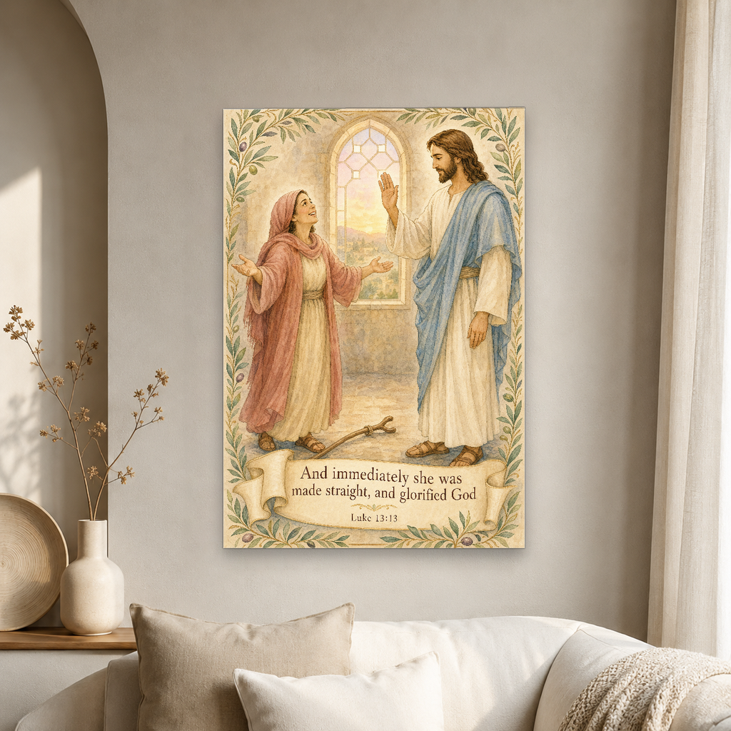 Lifted Up and Whole Canvas Wall Art - Christian Wall Art, gift presentation