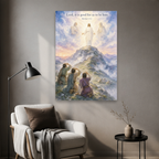 Light upon Mount Tabor Canvas Wall Art - Christian Wall Art, detail view