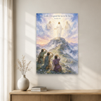 Light upon Mount Tabor Canvas Wall Art - Christian Wall Art, close-up of the print