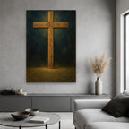 Lignum Vitae II Canvas Wall Art - Catholic Wall Art, hanging display