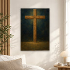 Lignum Vitae II Canvas Wall Art - Catholic Wall Art, alternate angle