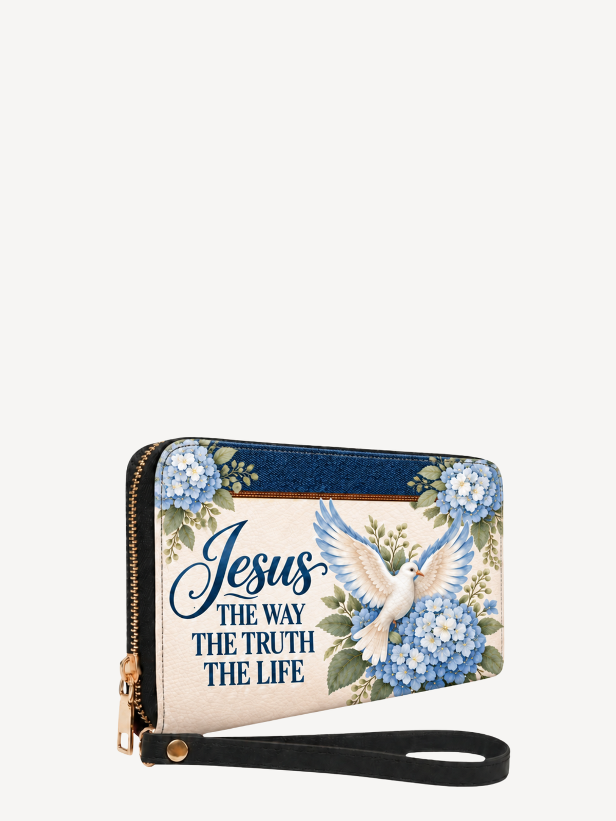 Living Promise PU Leather Wallet - Christian Wallet, detail view